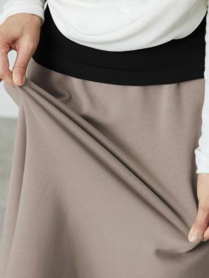 マタニティ スカート|【極暖】裏シャギーあったかフレアマキシスカート　マタニティ・授乳服【出産後も長く使える】