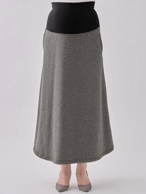 マタニティ スカート|【極暖】裏シャギーあったかフレアマキシスカート　マタニティ・授乳服【出産後も長く使える】