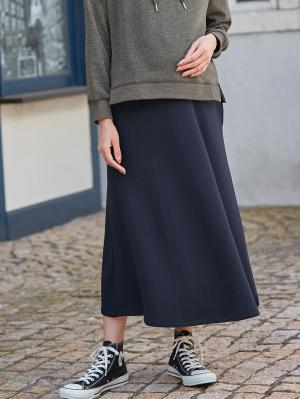 【極暖】裏シャギーあったかフレアスカート　マタニティ・授乳服【出産後も長く使える】10116