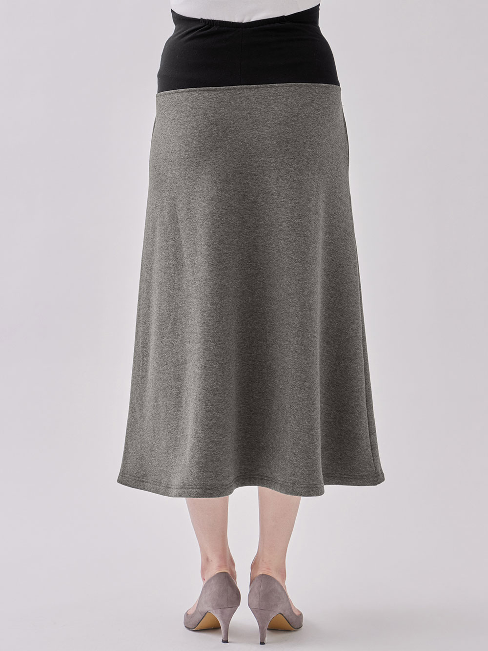 マタニティ スカート|【極暖】裏シャギーあったかフレアスカート　マタニティ・授乳服【出産後も長く使える】