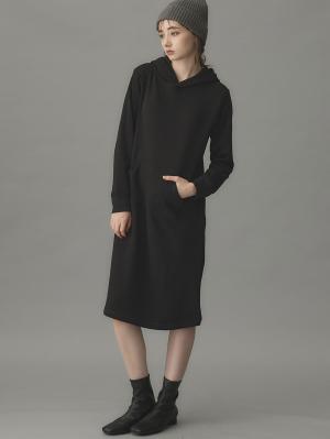 【極暖】裏シャギーパーカーあったかワンピース　マタニティ・授乳服10118