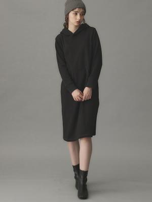 【極暖】裏シャギーパーカーあったかワンピース　マタニティ・授乳服10118