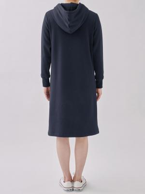 マタニティ ワンピース|【極暖】裏シャギーパーカーあったかワンピース　マタニティ・授乳服