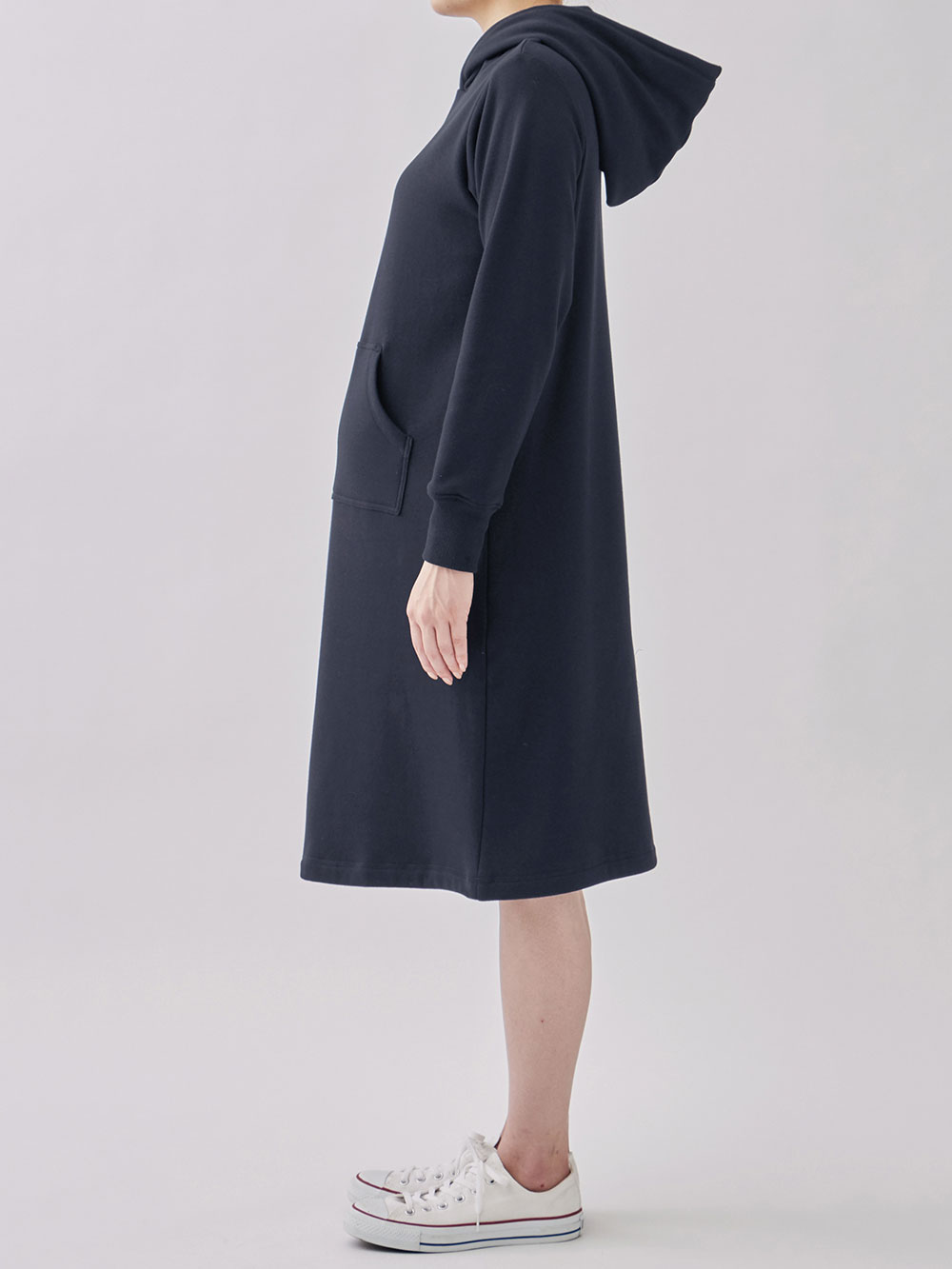 マタニティ ワンピース|【極暖】裏シャギーパーカーあったかワンピース　マタニティ・授乳服