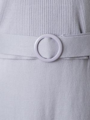 マタニティ ワンピース|ニットフレアワンピース マタニティ・授乳服