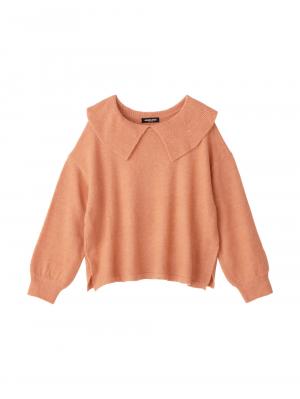 ビックカラーエアリーニット　マタニティ・授乳服【出産後も長く使える】 10126