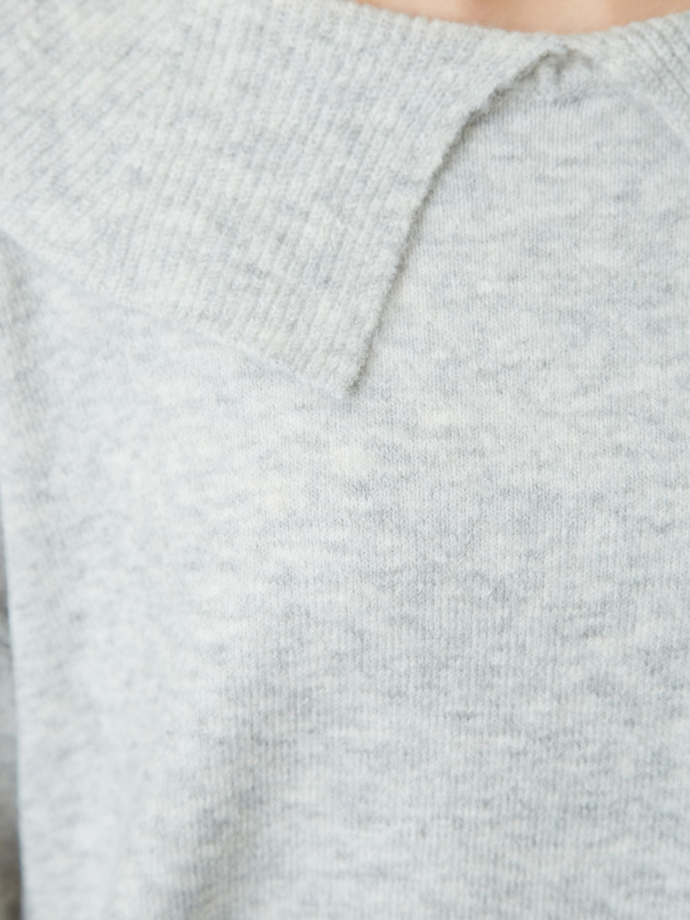 マタニティ トップス|ビックカラーエアリーニット　マタニティ・授乳服【出産後も長く使える】