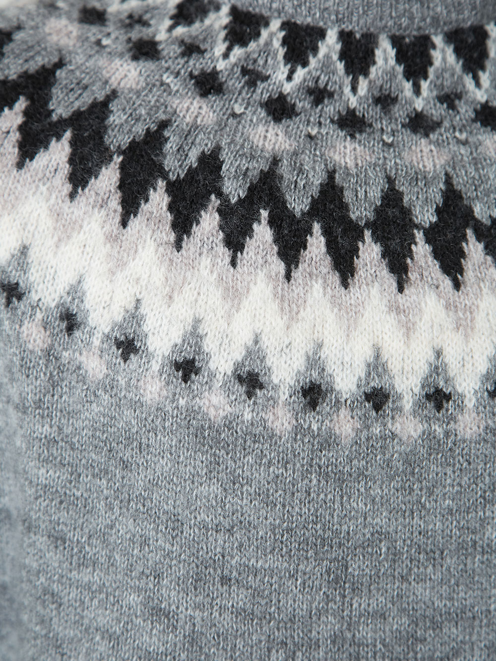 マタニティ トップス|ノルディック柄授乳にも便利なニットベスト　マタニティ・授乳服