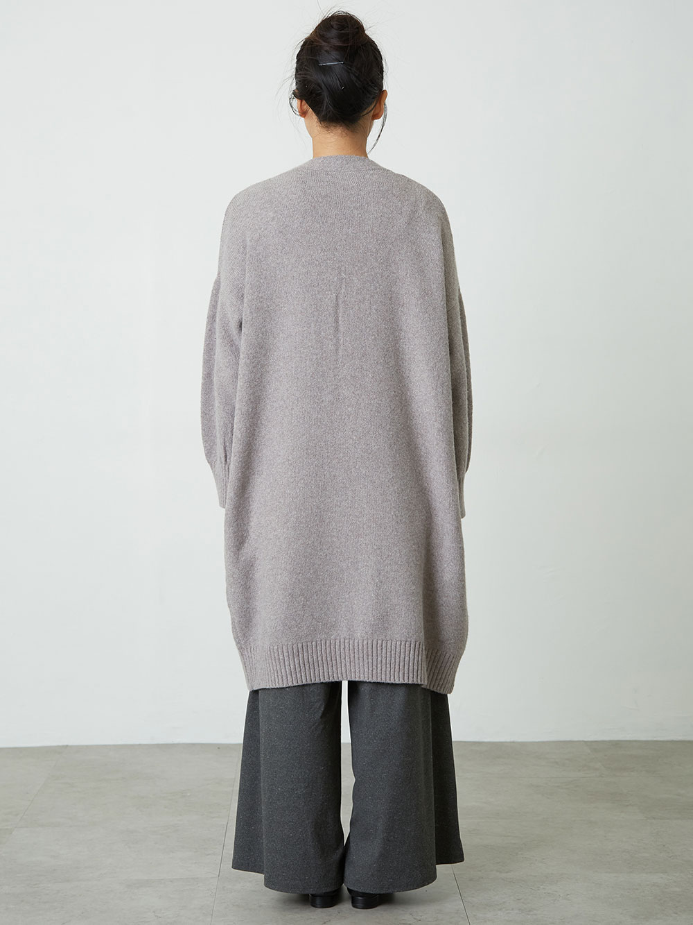 マタニティ トップス|【親子コーデ可】サステナブルニットロングカーディガン　マタニティ・授乳服【出産後も長く使える】