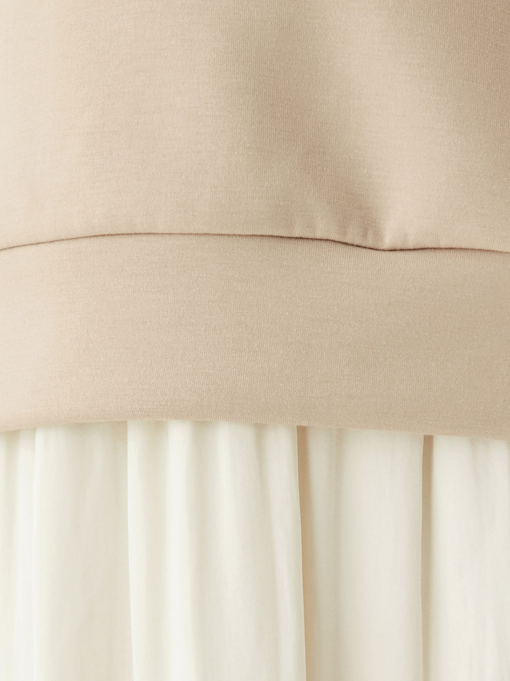 マタニティ ワンピース|ain（アイン）　パーカードッキングワンピース　ダンボールニット素材　マタニティ・授乳服