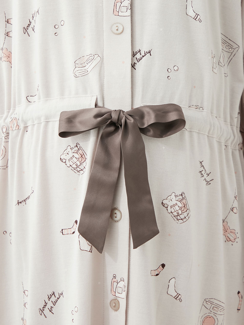 マタニティ パジャマ・ルームウェア|mutti ei（ムッティアイ）ランドリープリントパジャマ　シームレス&保湿加工