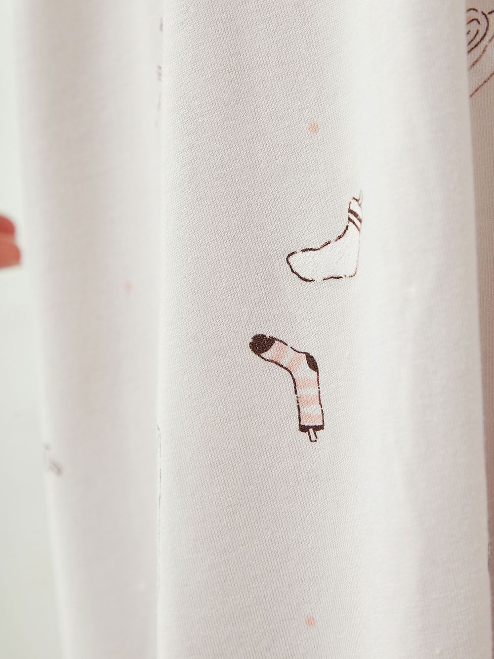 マタニティ パジャマ・ルームウェア|mutti ei（ムッティアイ）ランドリープリントパジャマ　シームレス&保湿加工