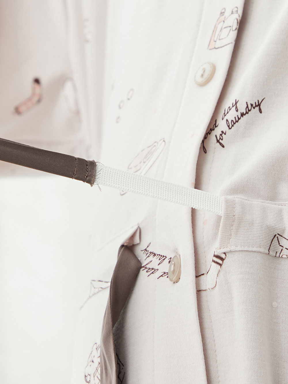 マタニティ パジャマ・ルームウェア|mutti ei（ムッティアイ）ランドリープリントパジャマ　シームレス&保湿加工