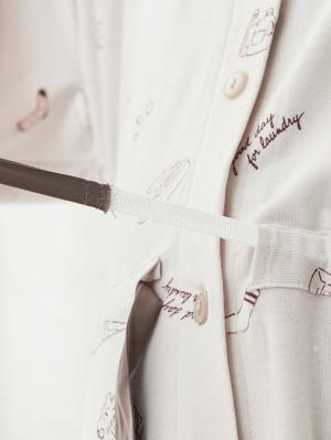 マタニティ パジャマ・ルームウェア|mutti ei（ムッティアイ）ランドリープリントパジャマ　シームレス&保湿加工