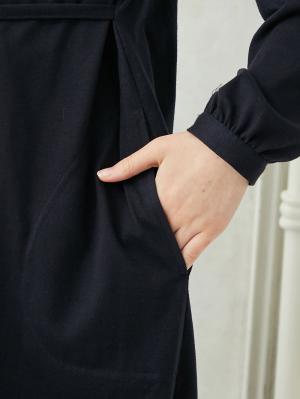 マタニティ パジャマ・ルームウェア|mutti ei(ムッティアイ)2WAYパジャマ 異素材使いスキッパー衿ワンピ