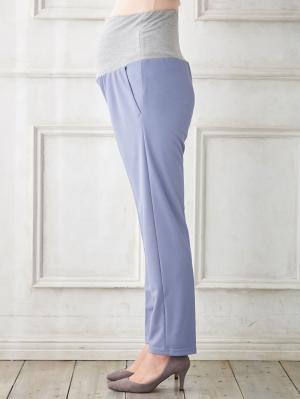 マタニティ パンツ|ain（アイン）接触冷感センタープレステーパードパンツ　マタニティ【出産後も長く使える】