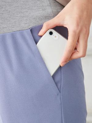 マタニティ パンツ|ain（アイン）接触冷感センタープレステーパードパンツ　マタニティ【出産後も長く使える】