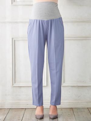 マタニティ パンツ|ain（アイン）接触冷感センタープレステーパードパンツ　マタニティ【出産後も長く使える】