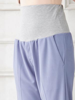 マタニティ パンツ|ain（アイン）接触冷感センタープレステーパードパンツ　マタニティ【出産後も長く使える】