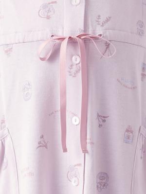 マタニティ パジャマ・ルームウェア|2WAYマタニティパジャマ　天竺フレグランス柄　マタニティ・授乳パジャマ