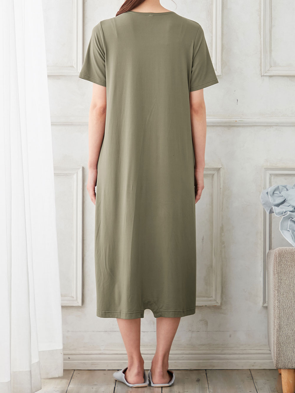 マタニティ パジャマ・ルームウェア|fairy（フェアリー）便利な2WAYワンピース（半袖タイプ）　マタニティ・授乳服