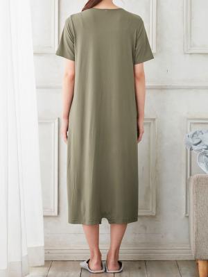 マタニティ パジャマ・ルームウェア|fairy（フェアリー）便利な2WAYワンピース（半袖タイプ）　マタニティ・授乳服