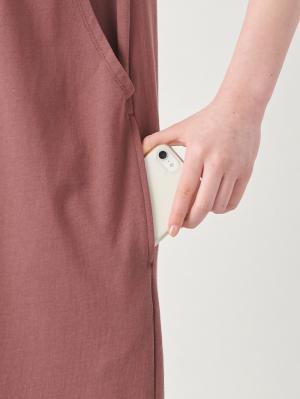 マタニティ ワンピース|コットン100％長さが選べるフレンチスリーブワンピース　マタニティ・授乳服【出産後も長く使える】