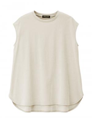 マタニティ トップス|コットン100％フレンチスリーブトップス　マタニティ・授乳服|トープ