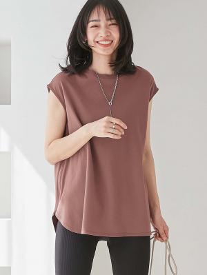 コットン100％フレンチスリーブトップス　マタニティ・授乳服10167