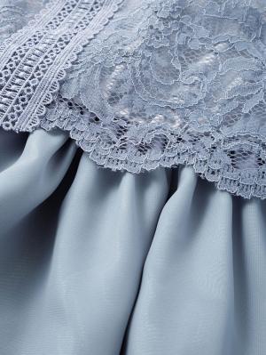 マタニティ ワンピース|レース×シフォンフォーマルワンピース　マタニティ・授乳服【出産後も長く使える】