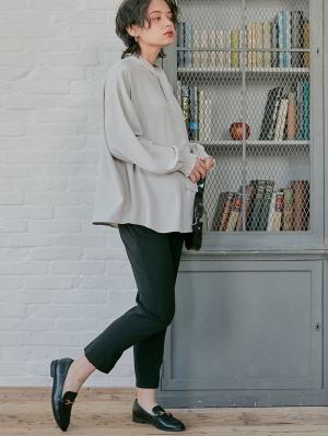 マタニティ パンツ|P・パンツセンタープレス　マタニティ|ブラック