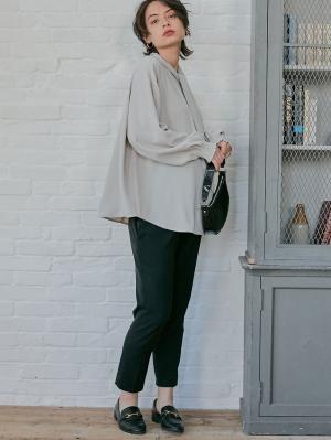 マタニティ パンツ|P・パンツセンタープレス　マタニティ|ブラック