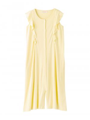 マタニティ パジャマ・ルームウェア|ラッフルスリーブ2WAYネグリジェ　マタニティ・授乳パジャマ