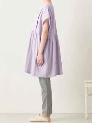 マタニティ パジャマ・ルームウェア|Wガーゼウエスト切替半袖パジャマ&産後も使えるレギンスパジャマ マタニティ・授乳パジャマ