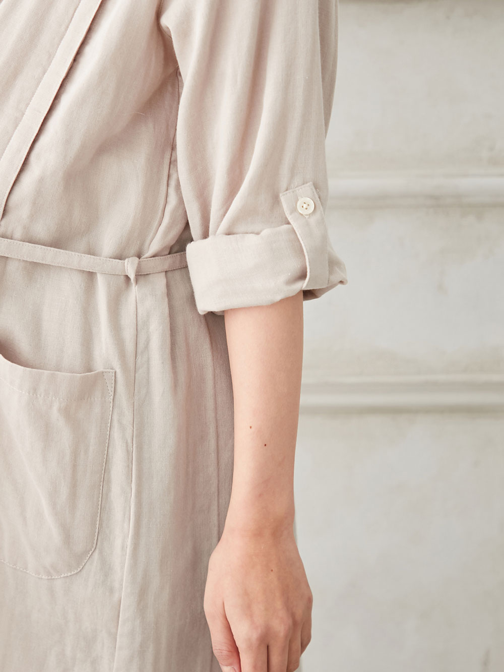 マタニティ パジャマ・ルームウェア|Ｗガーゼスリットネックワンピース＆産後も使えるレギンスパジャマ　マタニティ・授乳パジャマ