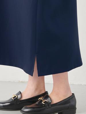 マタニティ ワンピース|Vネックロングジャンパースカート　マタニティ・授乳服【出産後も長く使える】