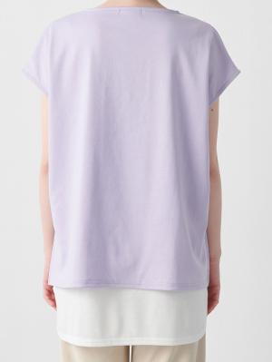 マタニティ トップス|ain（アイン）吸汗速乾レイヤードチュニック　マタニティ・授乳服【出産後も長く使える】