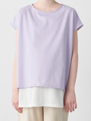 マタニティ トップス|ain（アイン）吸汗速乾レイヤードチュニック　マタニティ・授乳服【出産後も長く使える】