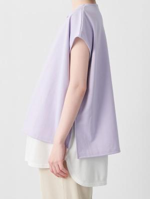 マタニティ トップス|ain（アイン）吸汗速乾レイヤードチュニック　マタニティ・授乳服【出産後も長く使える】