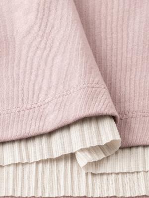 マタニティ ワンピース|ain（アイン）プリーツスカートレイヤード風ワンピース　マタニティ・授乳服【出産後も長く使える】