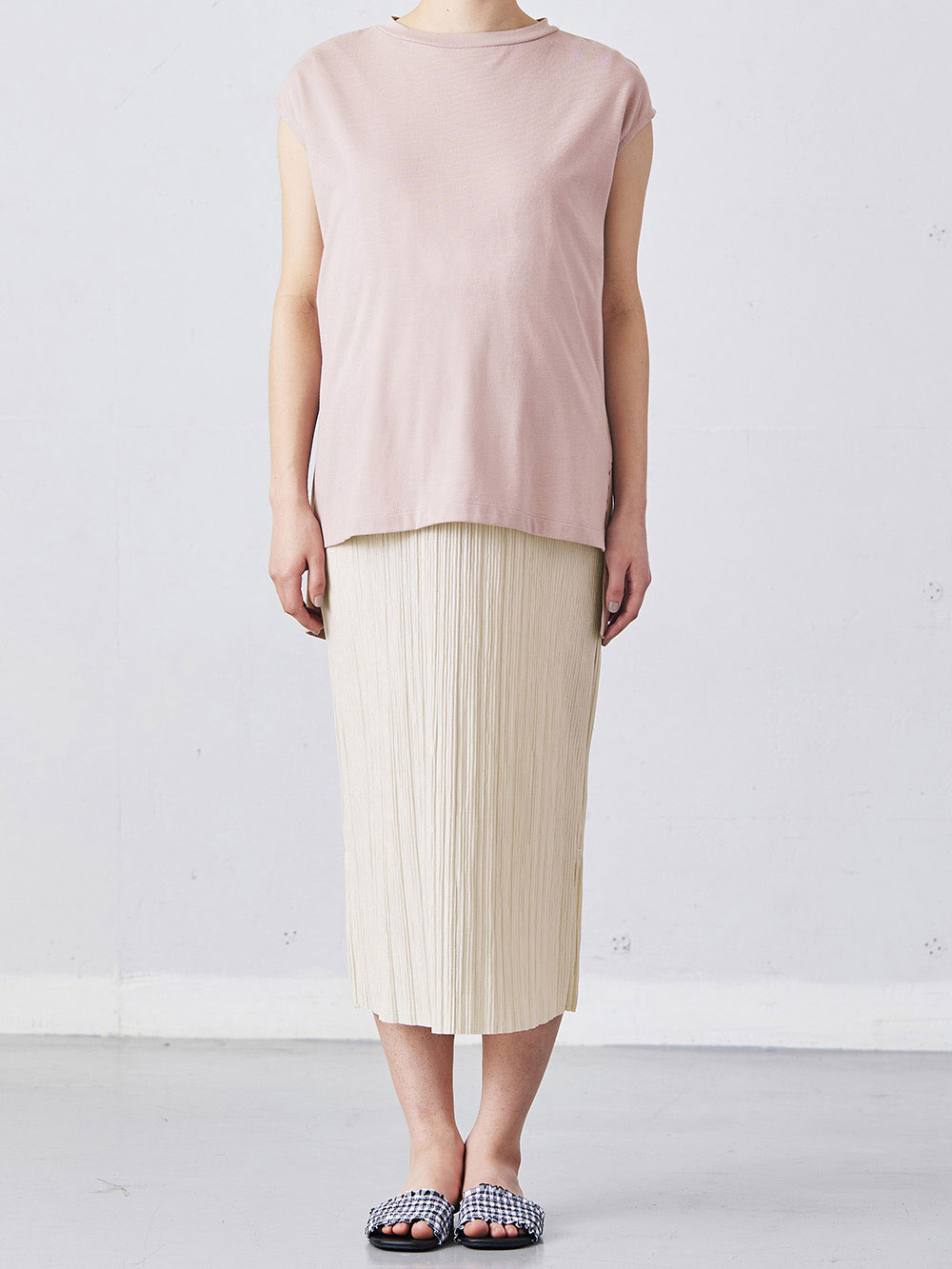 マタニティ ワンピース|ain（アイン）プリーツスカートレイヤード風ワンピース　マタニティ・授乳服【出産後も長く使える】