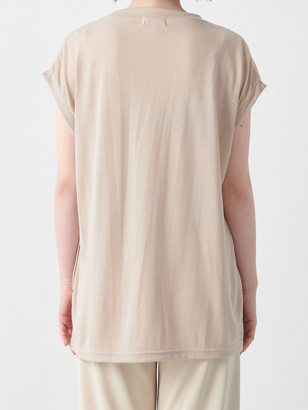 マタニティ トップス|ain(アイン)汗染み防止 フレンチスリーブTシャツ マタニティ・授乳服【出産後も長く使える】