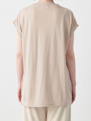 マタニティ トップス|ain(アイン)汗染み防止 フレンチスリーブTシャツ マタニティ・授乳服【出産後も長く使える】