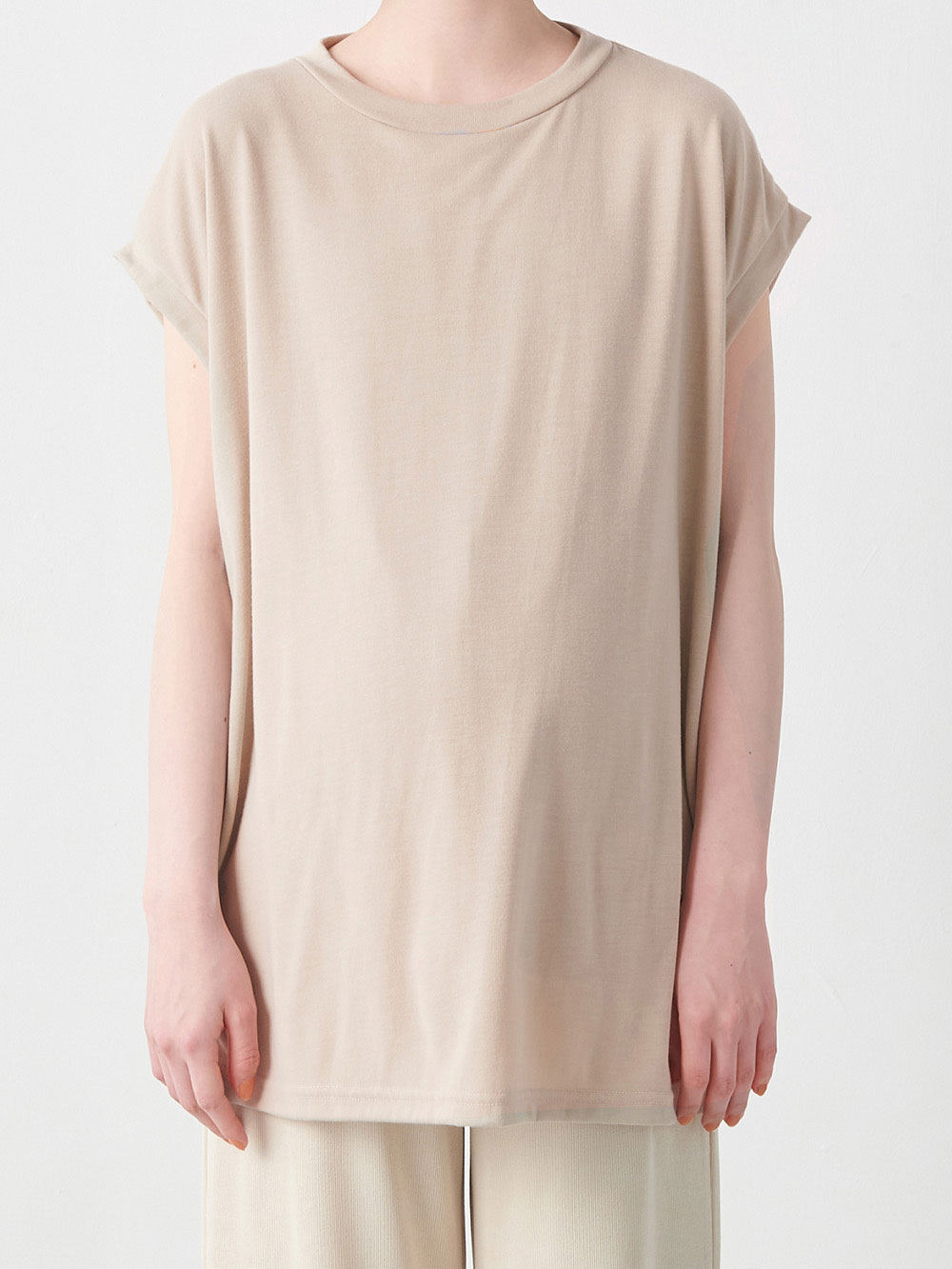 マタニティ トップス|ain(アイン)汗染み防止 フレンチスリーブTシャツ マタニティ・授乳服【出産後も長く使える】