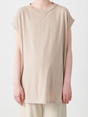 マタニティ トップス|ain(アイン)汗染み防止 フレンチスリーブTシャツ マタニティ・授乳服【出産後も長く使える】