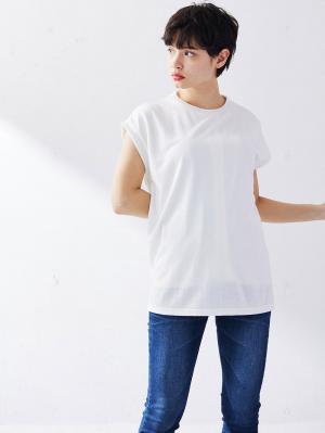 マタニティ トップス|ain(アイン)汗染み防止 フレンチスリーブTシャツ マタニティ・授乳服【出産後も長く使える】
