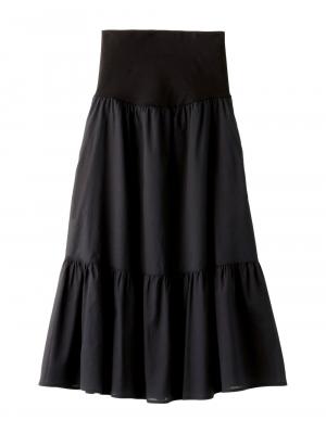 コットンローンティアードスカート 　マタニティ・産後【出産後も長く使える】 10195