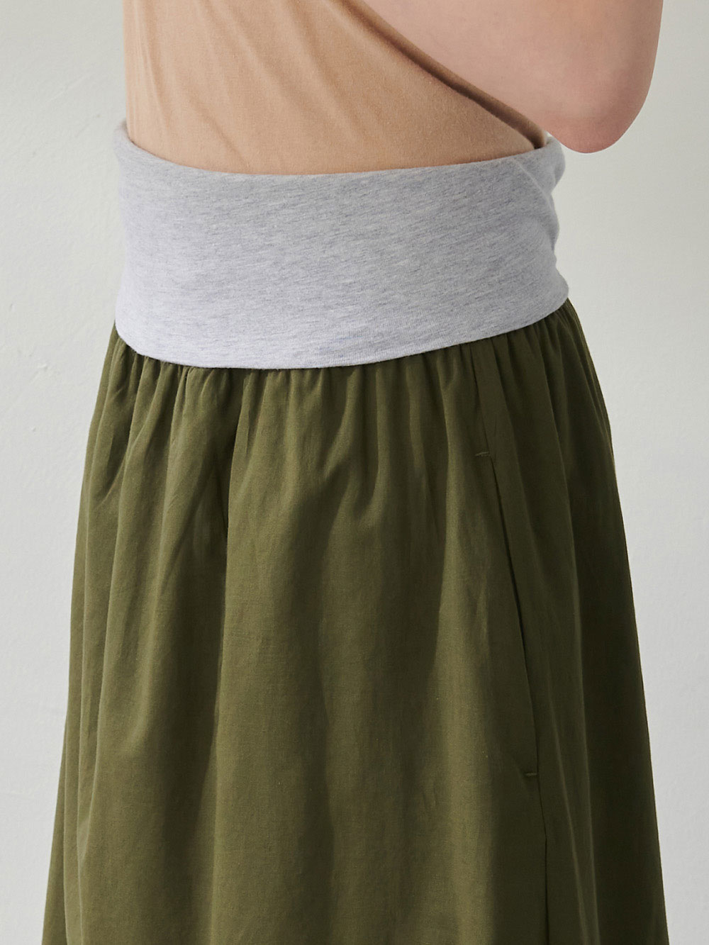 マタニティ スカート|コットンローンティアードスカート 　マタニティ・産後【出産後も長く使える】
