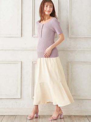 マタニティ スカート|マーメイドスカート 　マタニティ・産後【出産後も長く使える】|アイボリー