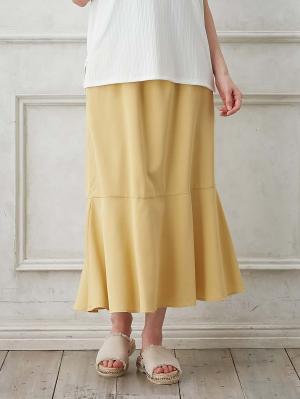 マタニティ スカート|マーメイドスカート 　マタニティ・産後【出産後も長く使える】|イエロー